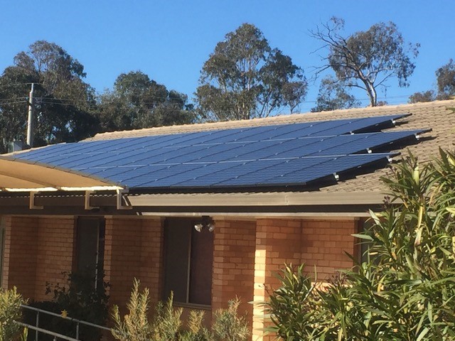 With solar panels